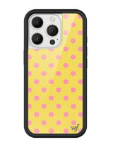 Polka Dot | Yellow and Pink iPhone Case from Wildflower Cases