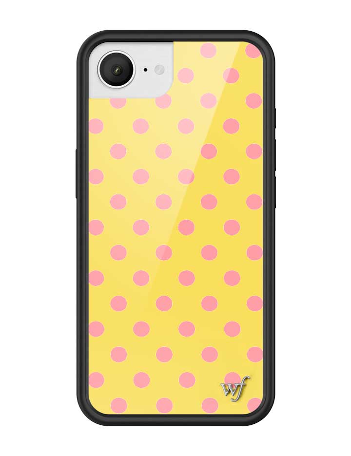 Polka Dot | Yellow and Pink iPhone Case from Wildflower Cases
