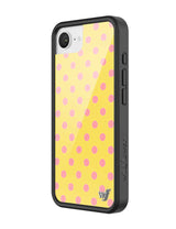 Polka Dot | Yellow and Pink iPhone Case from Wildflower Cases