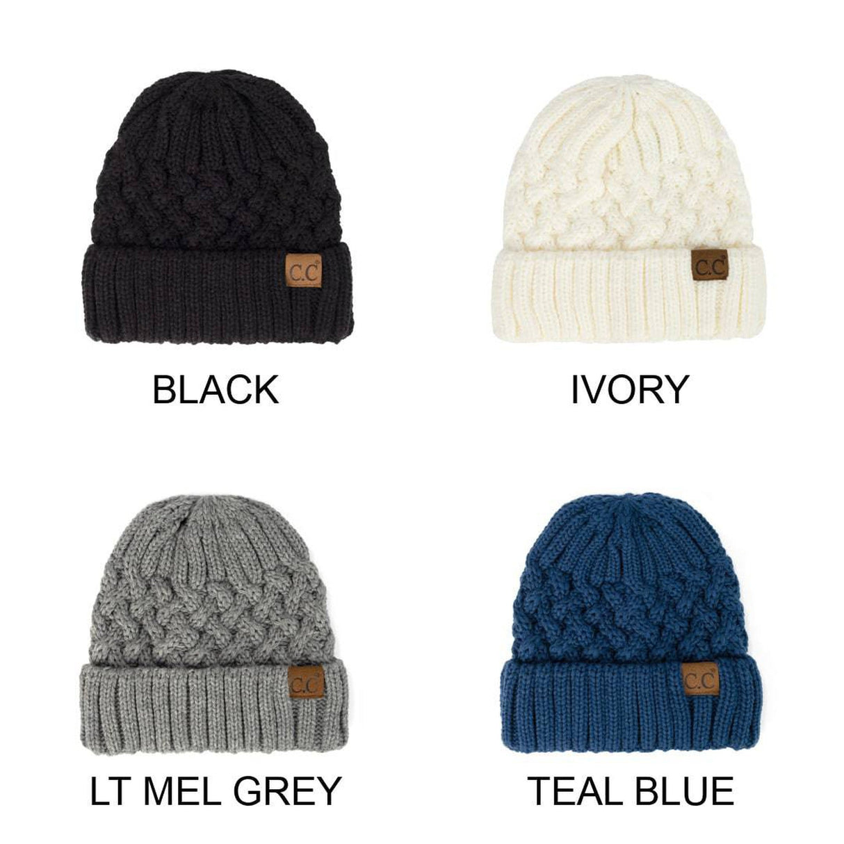 CC Beanie Lattice Pattern