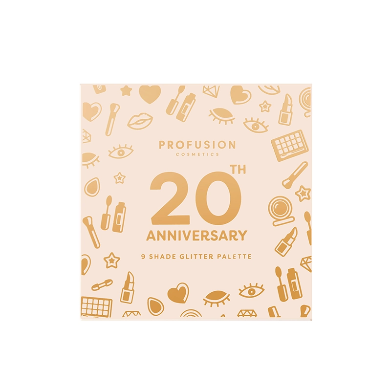 20th Anniversary Pressed Glitter Palette from Profusion Cosmetics
