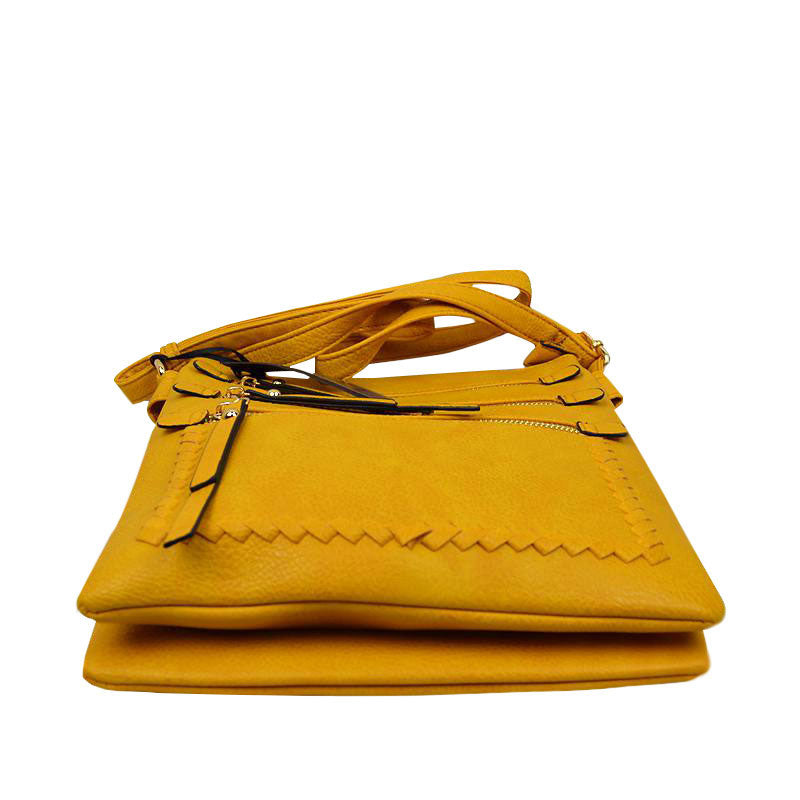 Fashionable Women's Soft Faux Leather Crossbody Purse Shoulder Bag  from Madeline Love