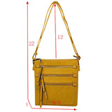 Fashionable Women's Soft Faux Leather Crossbody Purse Shoulder Bag  from Madeline Love