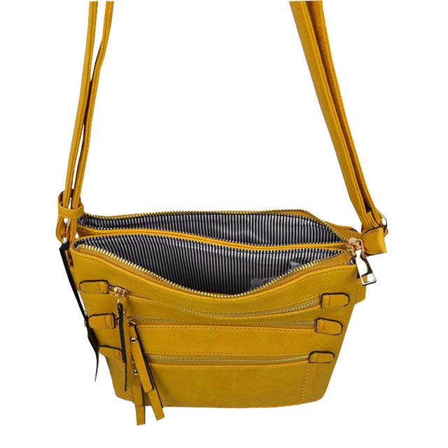 Fashionable Women's Soft Faux Leather Crossbody Purse Shoulder Bag  from Madeline Love