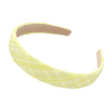 Check Patterned Tweed Headband from Madeline Love