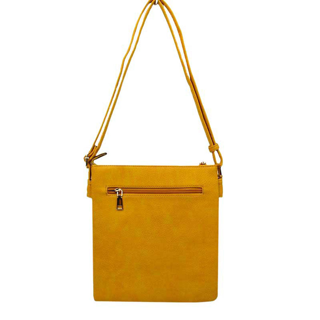 Trendy Womens Soft Leather Crossbody Purse Shoulder Bag  from Madeline Love