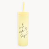 Lash. Hydrate. Repeat. Tumbler from LashBeePro