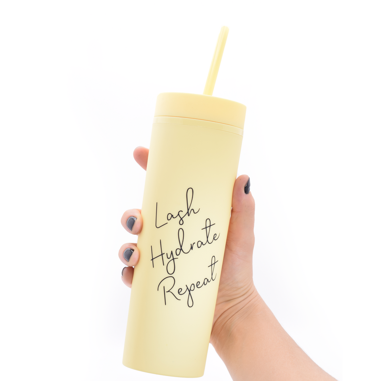 Lash. Hydrate. Repeat. Tumbler from LashBeePro