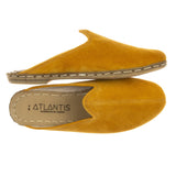 Men's Yellow Slippers from Atlantis Handmade Shoes