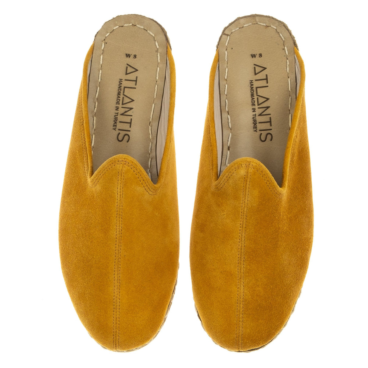 Men's Yellow Slippers from Atlantis Handmade Shoes