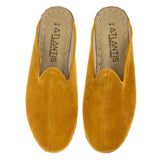 Men's Yellow Slippers from Atlantis Handmade Shoes