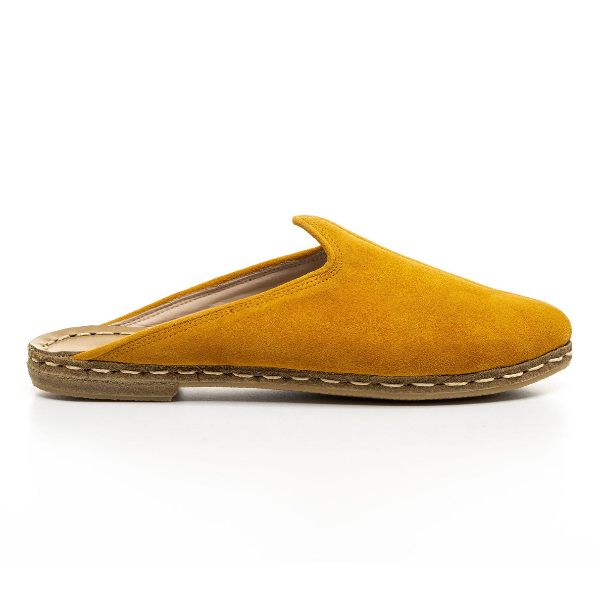 Men's Yellow Slippers from Atlantis Handmade Shoes