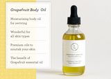 Moisturizing set with Grapefruit body oil and Body scrub from Lizush