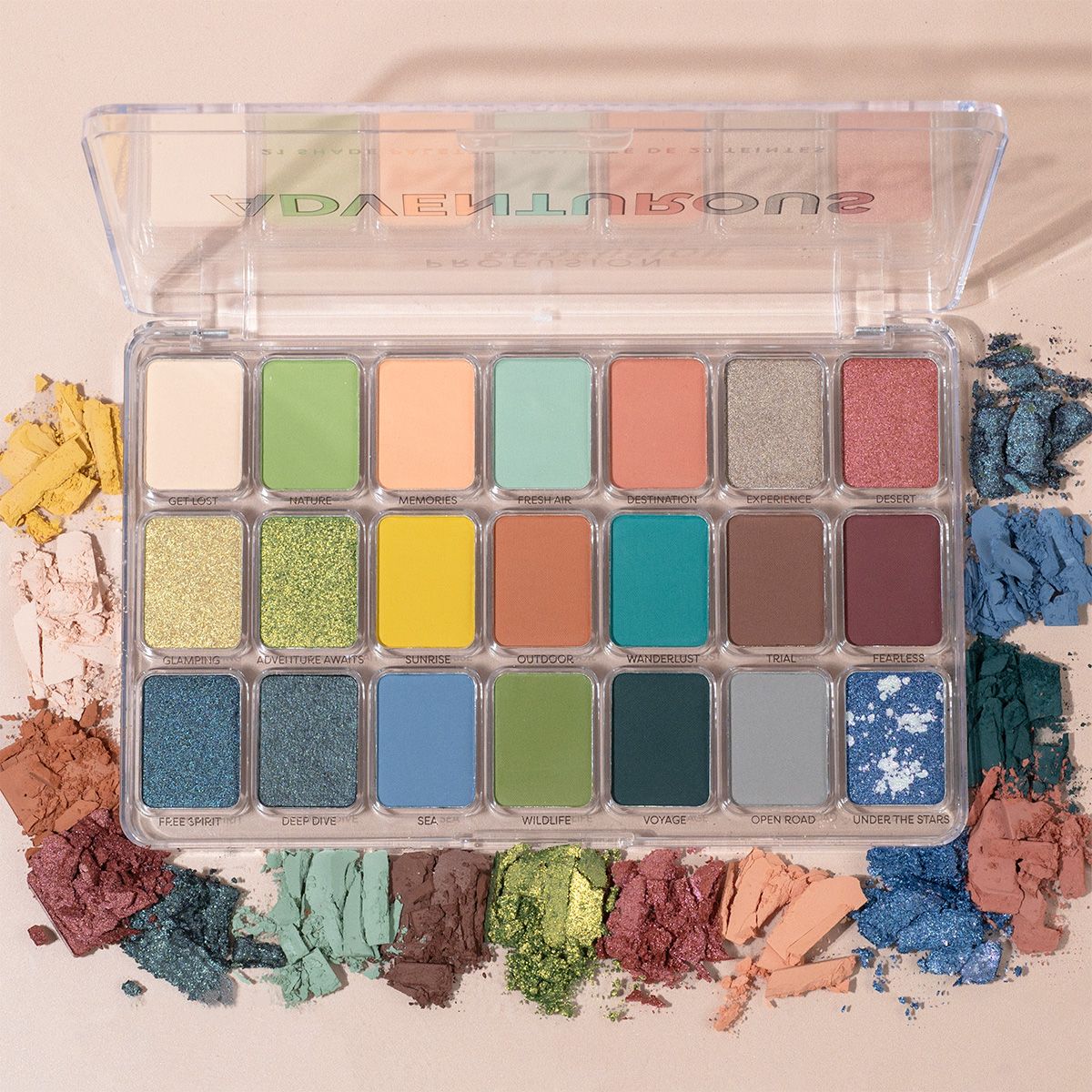 Artistry 21 Shade Palette - Adventurous from Profusion Cosmetics