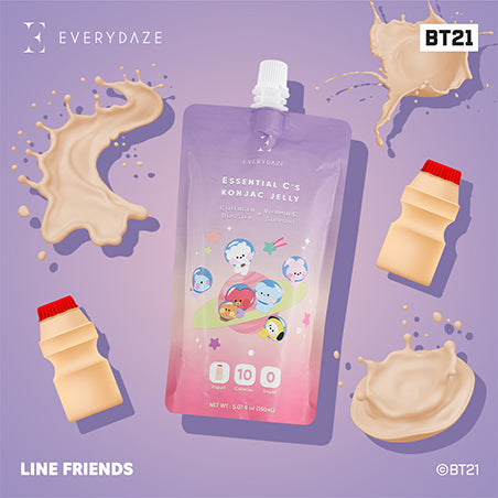 EVERYDAZE with BT21: Essential C's Konjac Jelly - Yogurt  from Masksheets