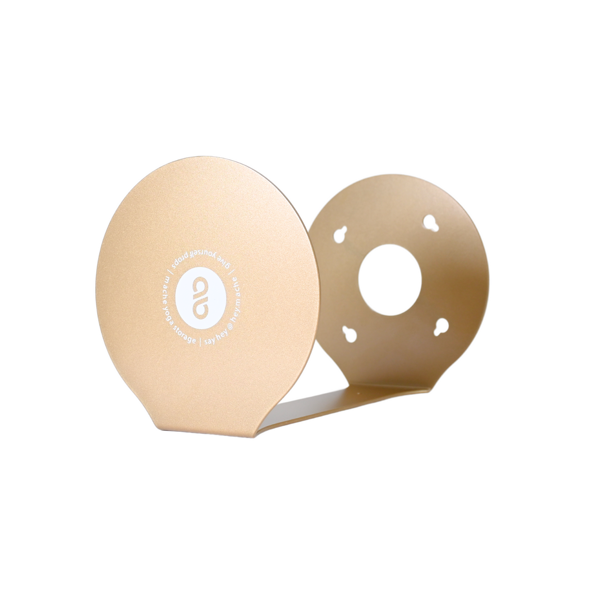 Homi Yoga Block Wall Bracket | Gold from Mache