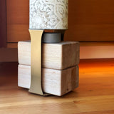 Homi Yoga Block Floor Stand | Gold from Mache