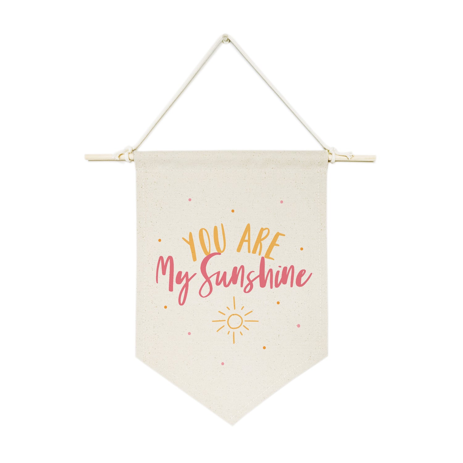 You Are My Sunshine Hanging Wall Banner from The Cotton & Canvas Co.