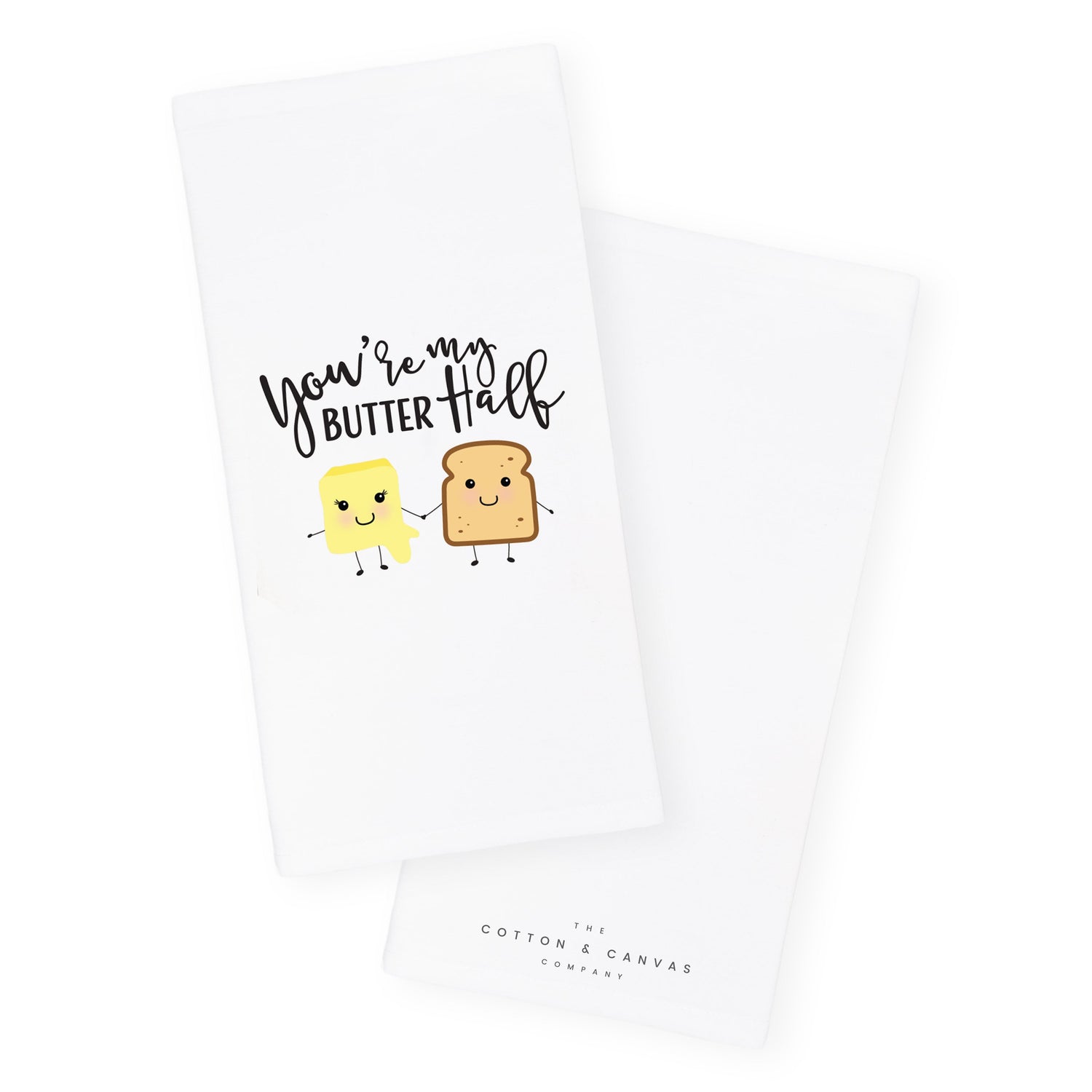 You're My Butter Half Kitchen Tea Towel from The Cotton & Canvas Co.