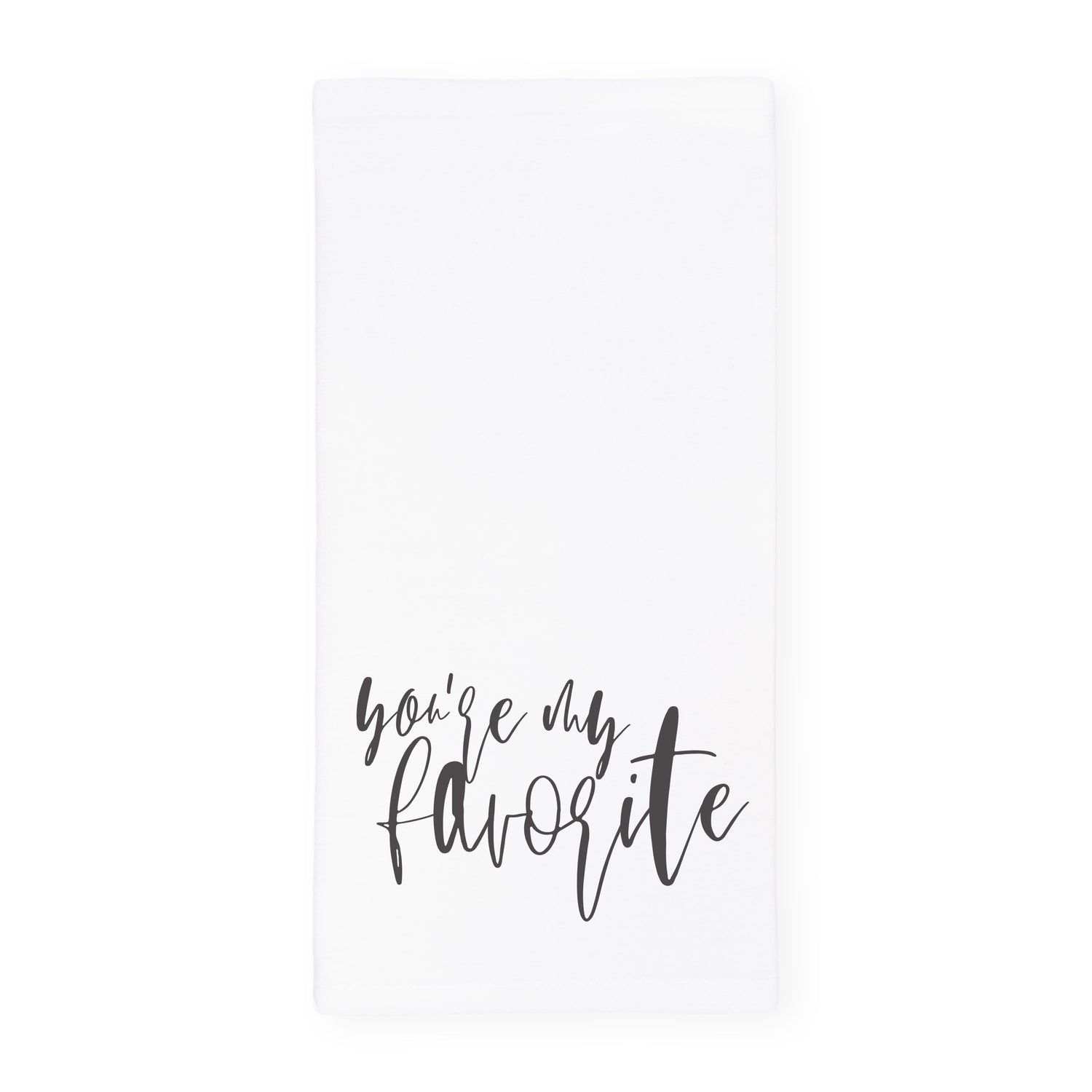 You're My Favorite Kitchen Tea Towel from The Cotton & Canvas Co.