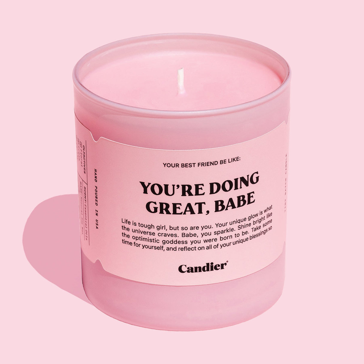 YOU'RE DOING GREAT CANDLE from Ryan Porter