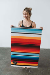 Elk Meadow Yoga Mat – 6 mm Extra Thick, Double-Sided Non-Slip, Eco-Friendly PER with Multi-Color Meadow Design | from Yune Yoga