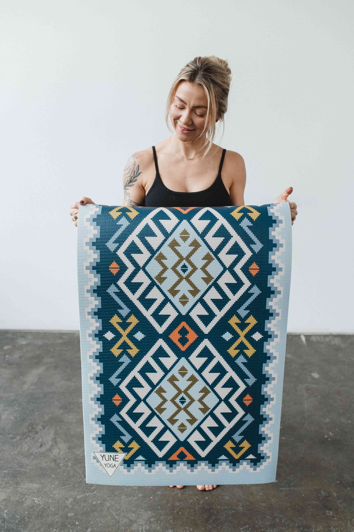 Yoga Mat | 6mm Thick | Blue | Non-Slip | Eco Friendly | Yune Yoga | Moab River from Yune Yoga