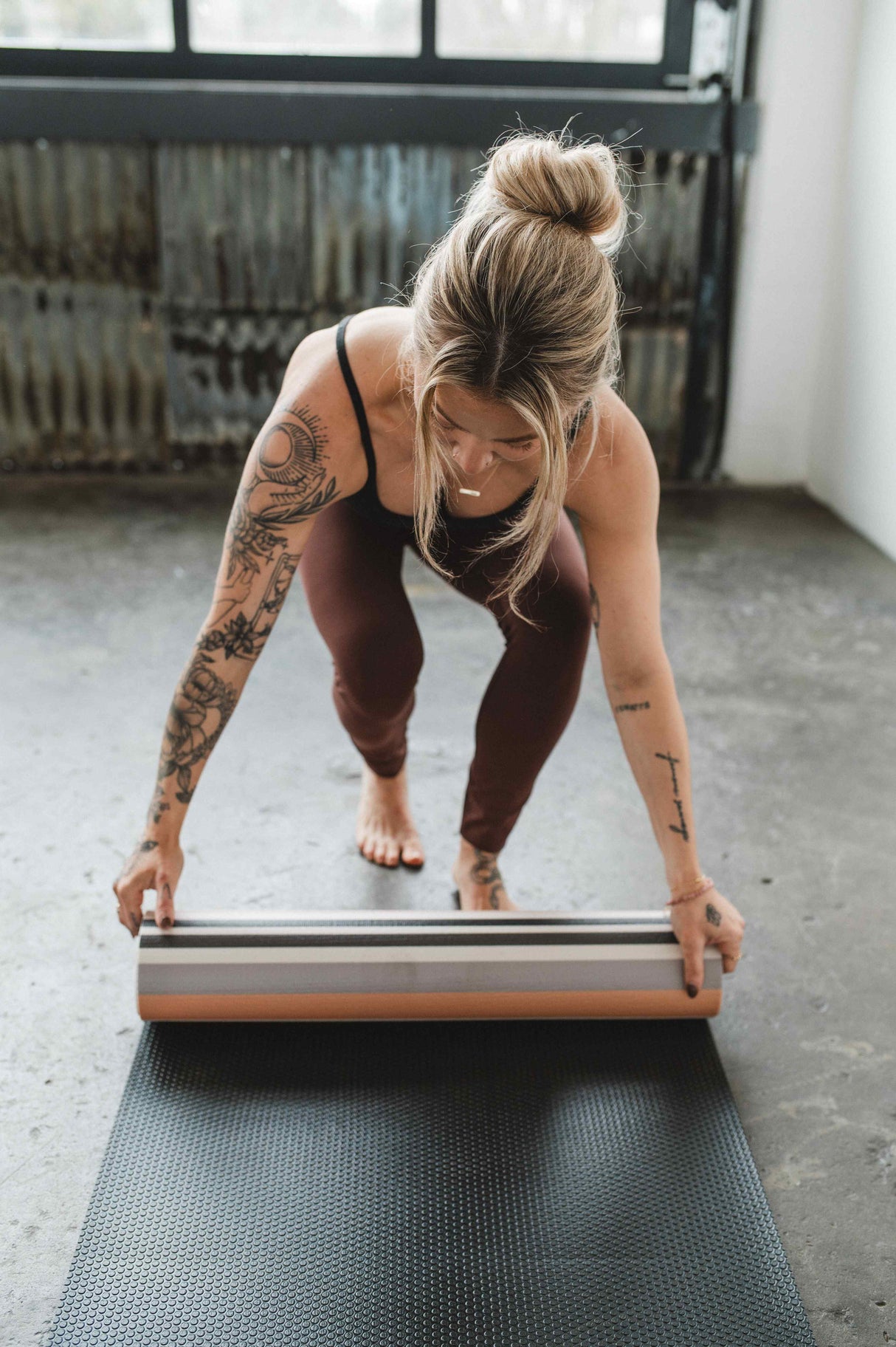 Yoga Mat | 6mm Thick | Multi Color Striped | Non-Slip | Eco Friendly | Yune Yoga | Eagles Rest from Yune Yoga