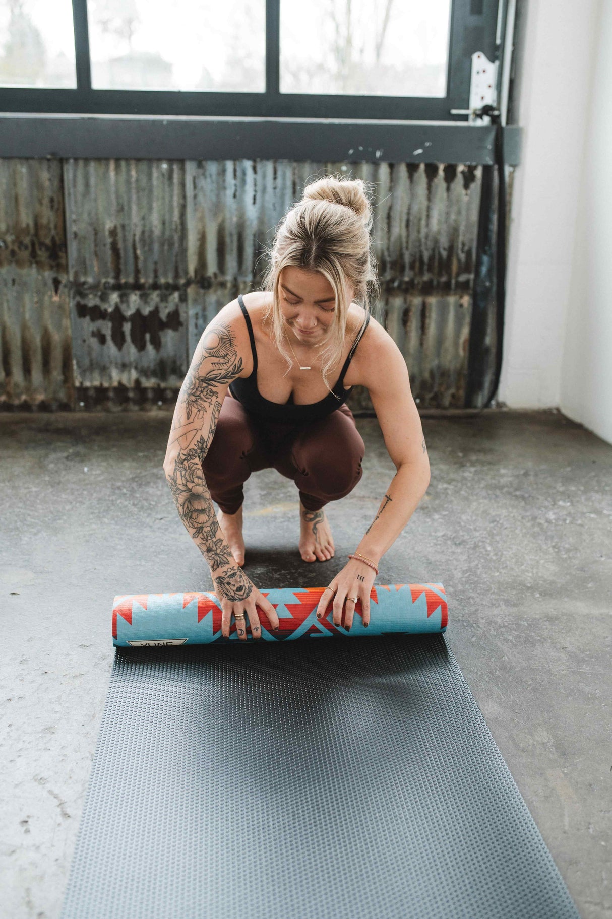 Jerome Turquoise Yoga Mat – 6 mm Extra Thick, Double-Sided Non-Slip, Eco-Friendly PER with Turquoise Water-Inspired Design | from Yune Yoga