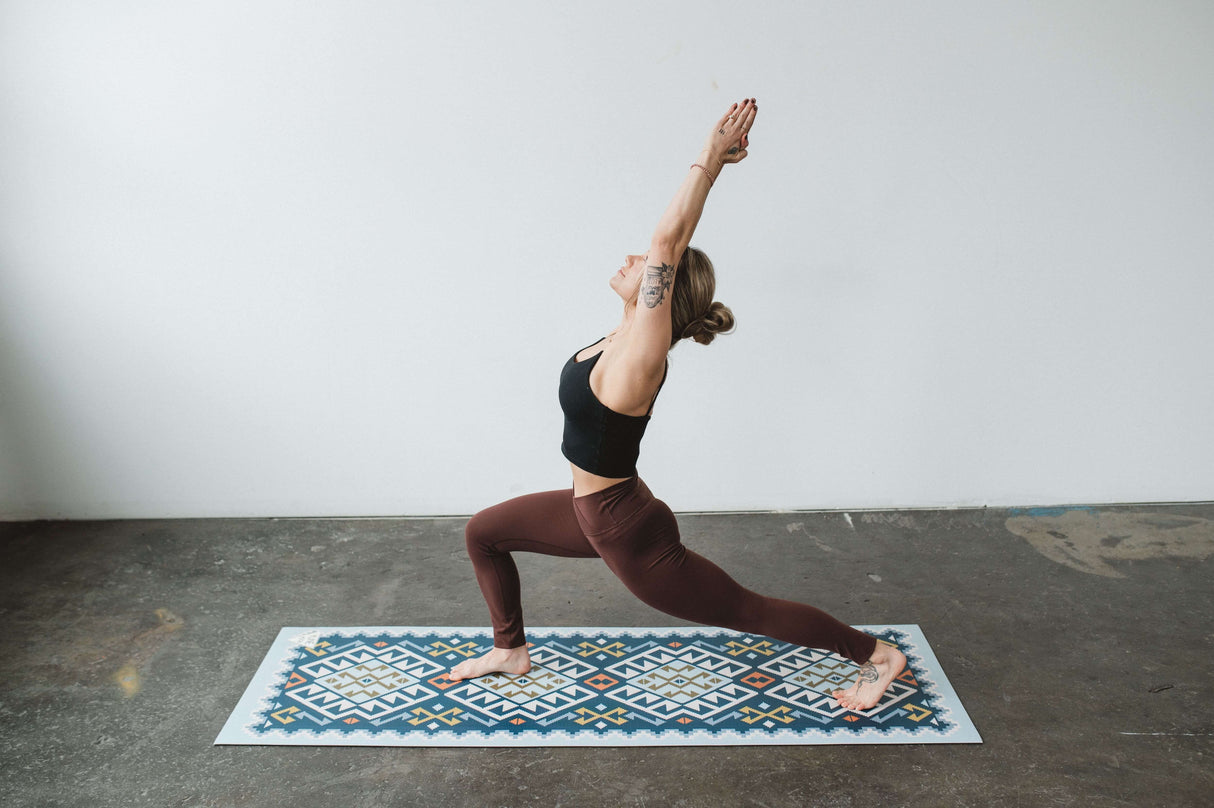 Yoga Mat | 6mm Thick | Blue | Non-Slip | Eco Friendly | Yune Yoga | Moab River from Yune Yoga