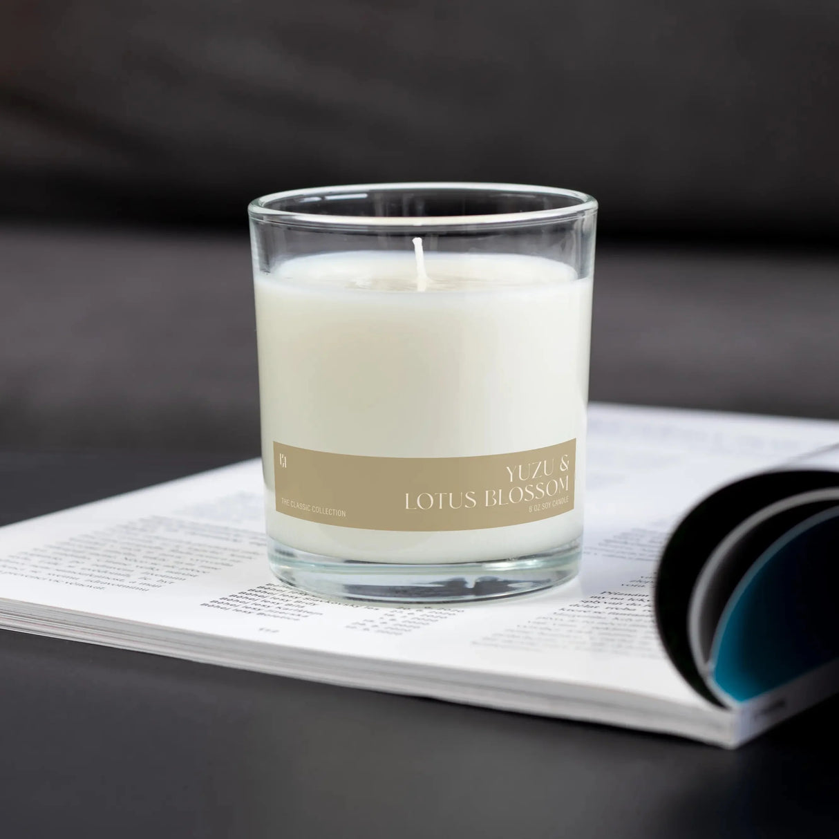Yuzu and Lotus Blossom Candle from Pretty Honest Candles
