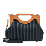 Coraline Wood frame Clutch from MMS Brands