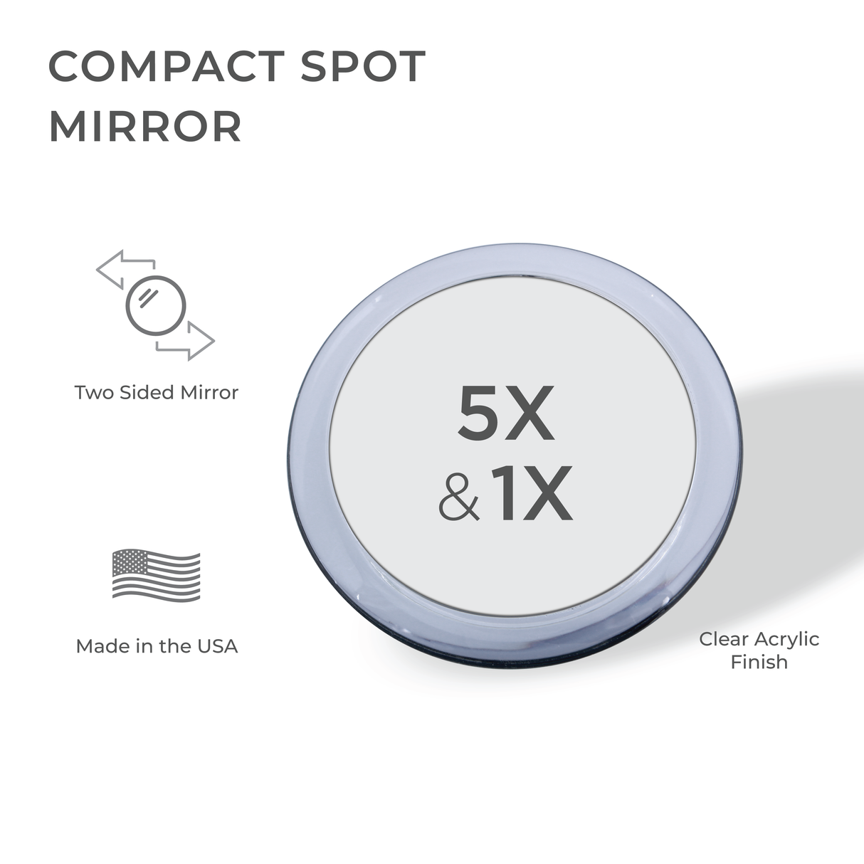 Compact Mirror with Magnification from Zadro