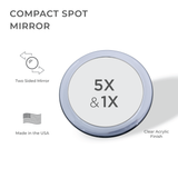 Compact Mirror with Magnification from Zadro