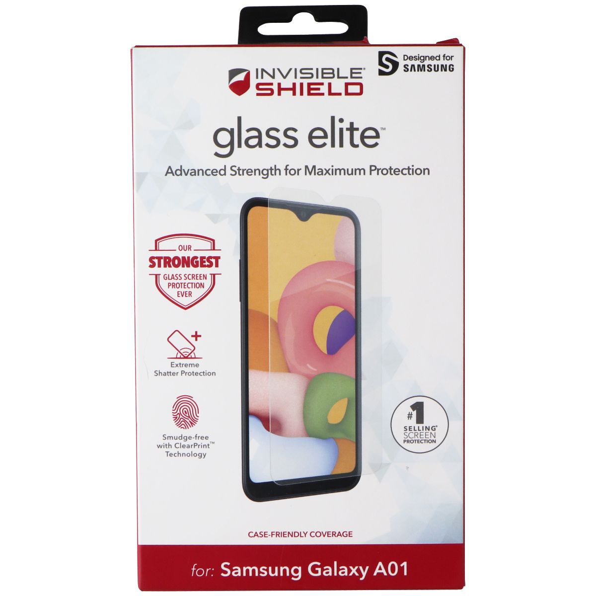 ZAGG (Glass Elite) Tempered Glass for Samsung Galaxy A01 - Clear from Simple Cell Shop