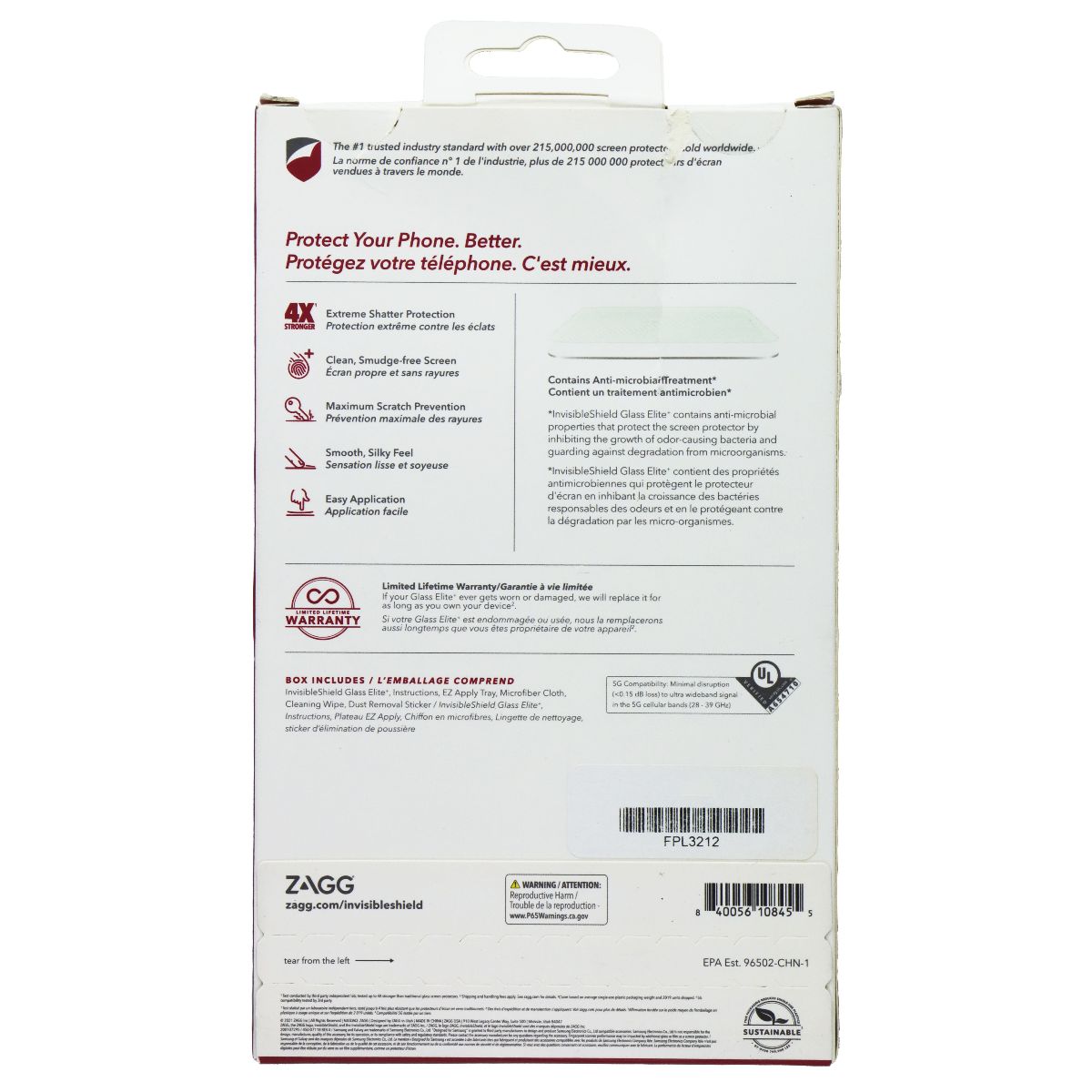 ZAGG (Glass Elite+) Screen Protector for Samsung Galaxy A02 and A32 5G from Simple Cell Shop