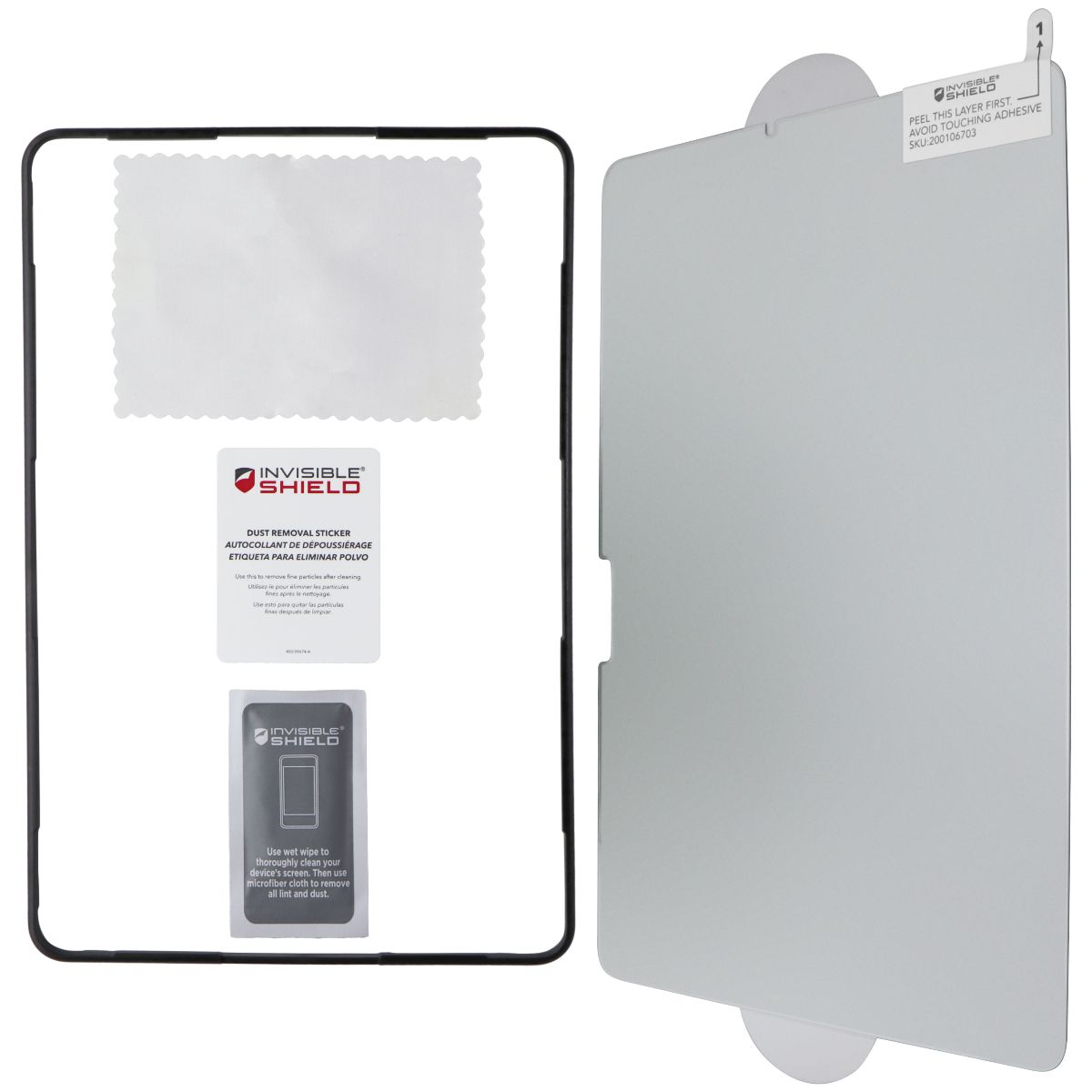 ZAGG (Glass Elite VisionGuard+) for Samsung Galaxy Tab S7 5G Tablet - Clear From Simple Cell