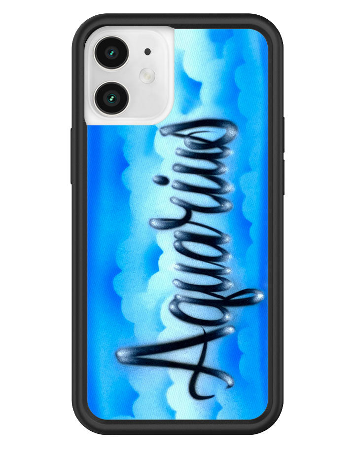 Aquarius Airbrush iPhone Case from Wildflower Cases