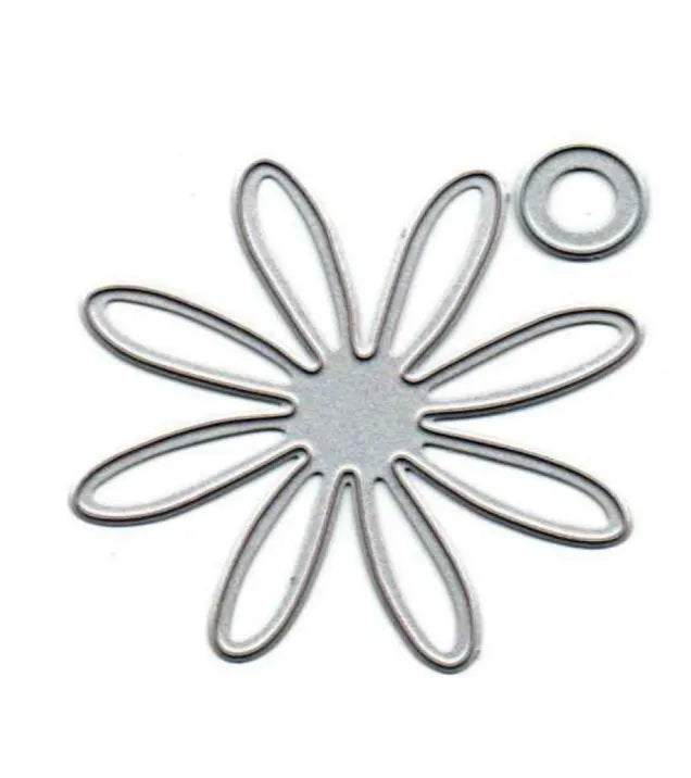 Simple Flower Cutting Dies Set F07M2-7-ZG342 From Wizardi