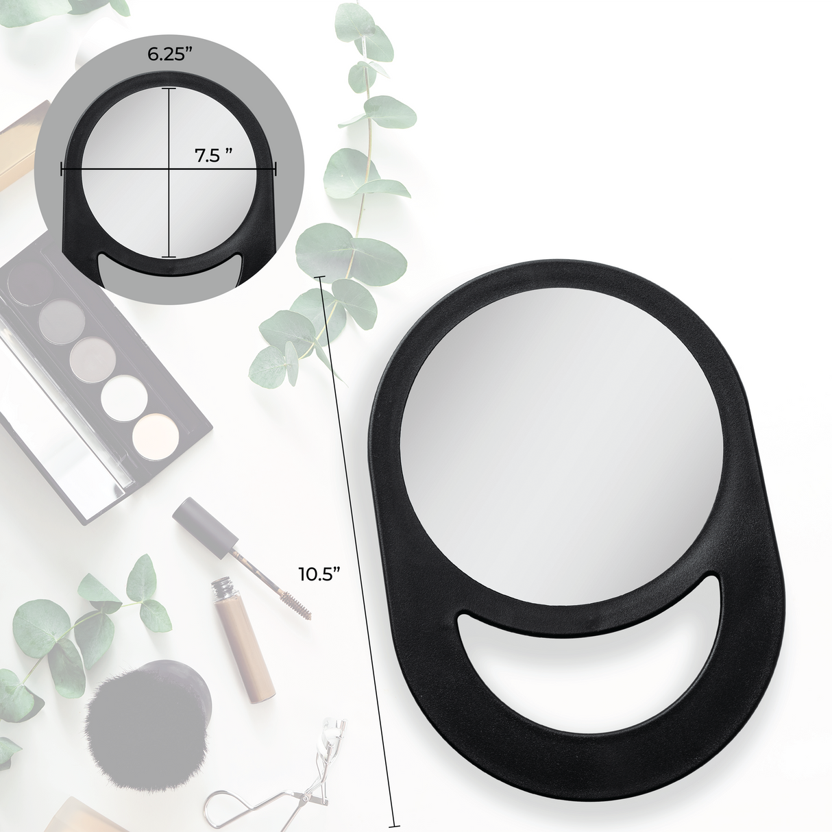 Hand Mirror with Handle from Zadro