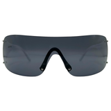 ZIPPER Shield Sunglasses *As Seen On: Blue Ivy Carter & Paris Hilton* from Giant Vintage Sunglasses