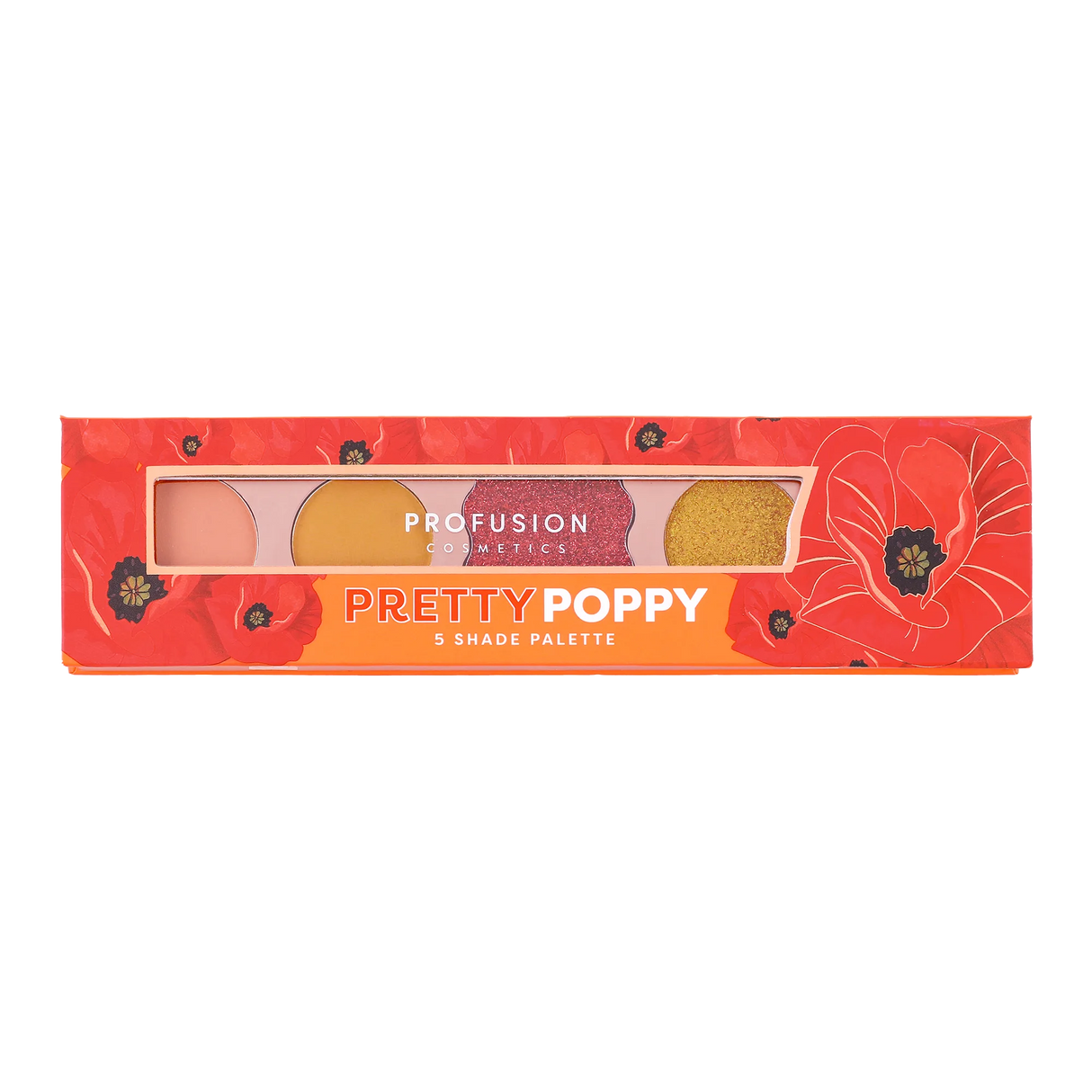 Blooming Hues 5 shade palette from Profusion Cosmetics