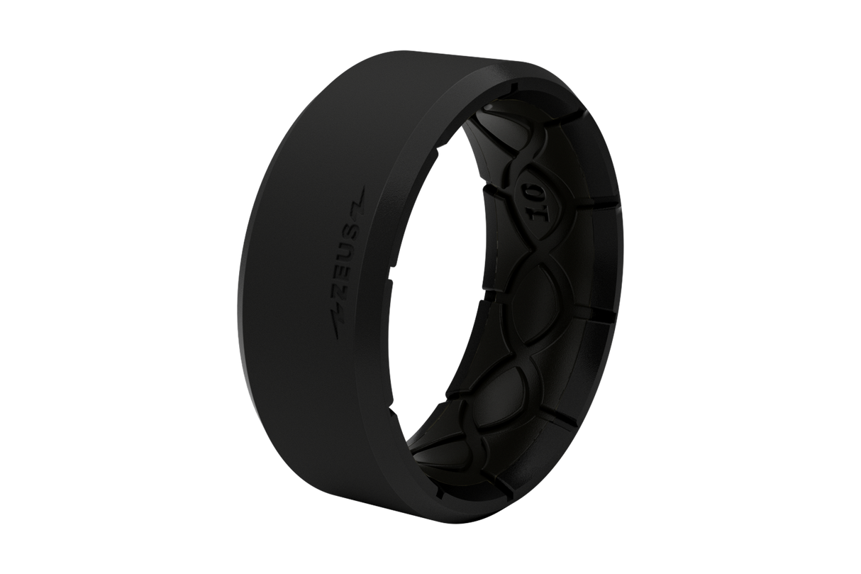Zeus Edge Midnight Black Ring from Groove Life