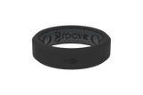 Zeus Midnight Black Thin Ring from Groove Life