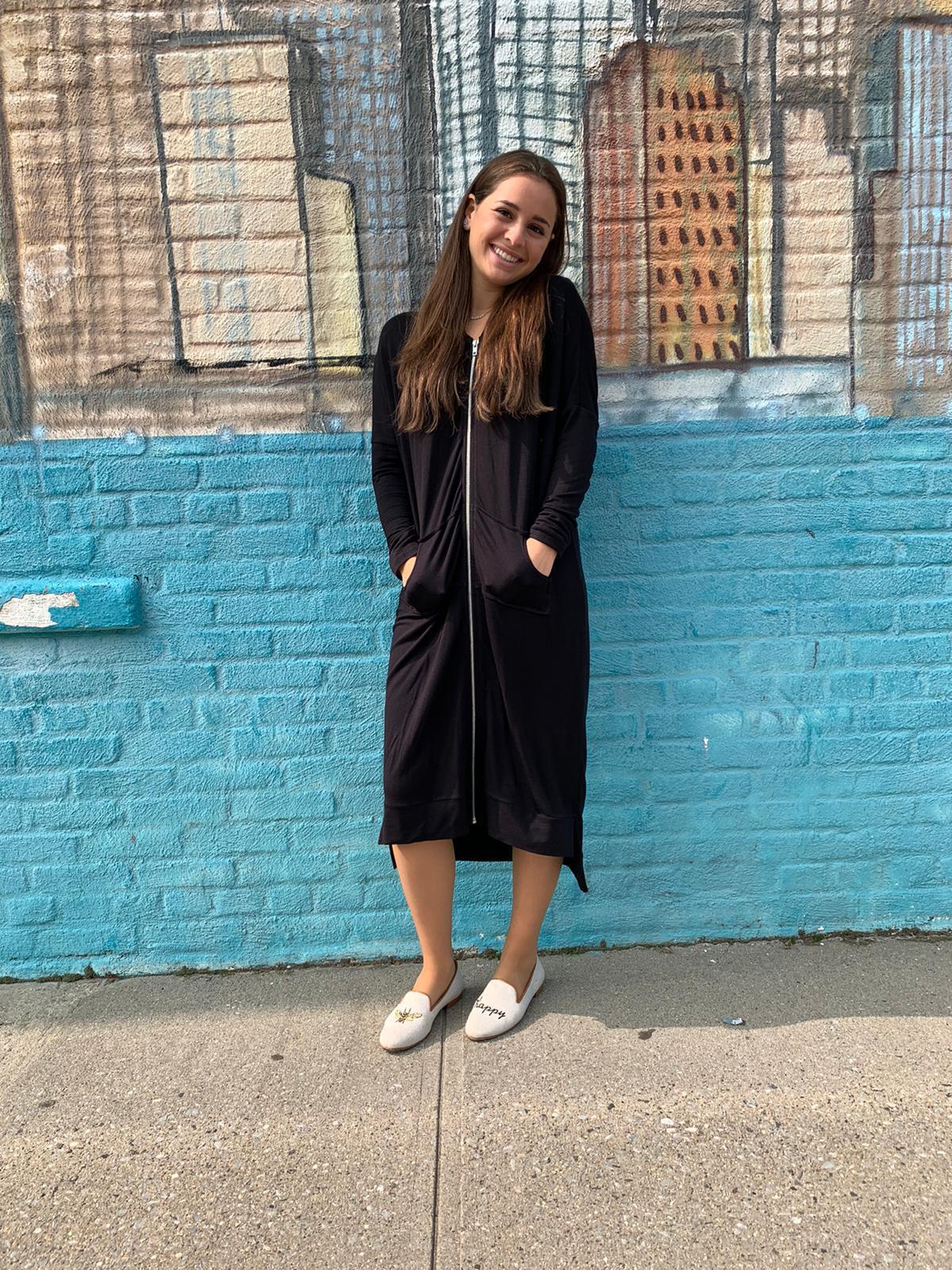Easy Zip up Dress From Drama NYC Plus