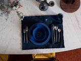 Onda Plate-Lapis from French Presse Linens