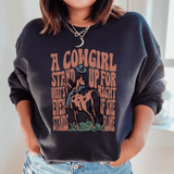 A Cowgirl Stand Up For What's Right Even If She Stands Alone Tee From Peachy Sunday
