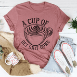 A Cup Of Get It Done Tee From Peachy Sunday