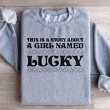 A Girl Named Lucky Sweatshirt From Peachy Sunday