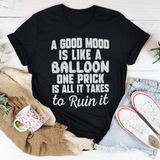 A Good Mood Is Like A Balloon Tee From Peachy Sunday